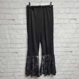 Spider web pants. Halloween costume. Child's Large. 872